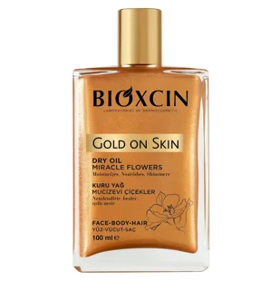 روغن بدن شاین‌دار بیوکسین Gold on Skin | درخشان‌کننده